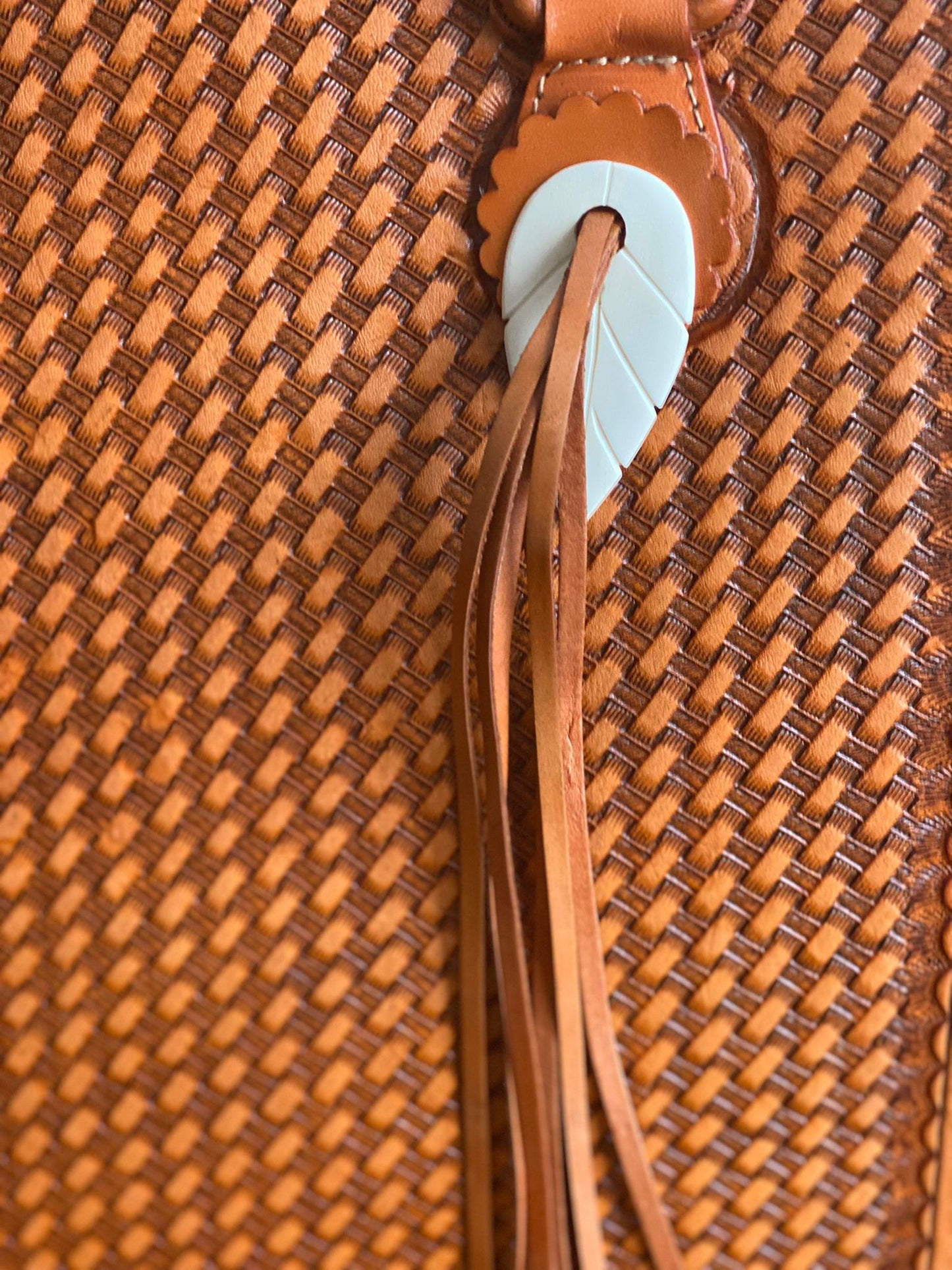 Natural Color Leather Handbag