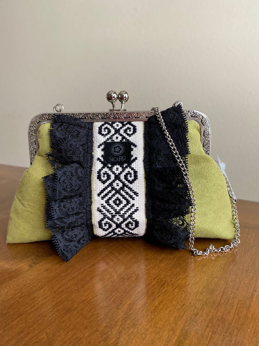 Hand-Embroidered Crossbody