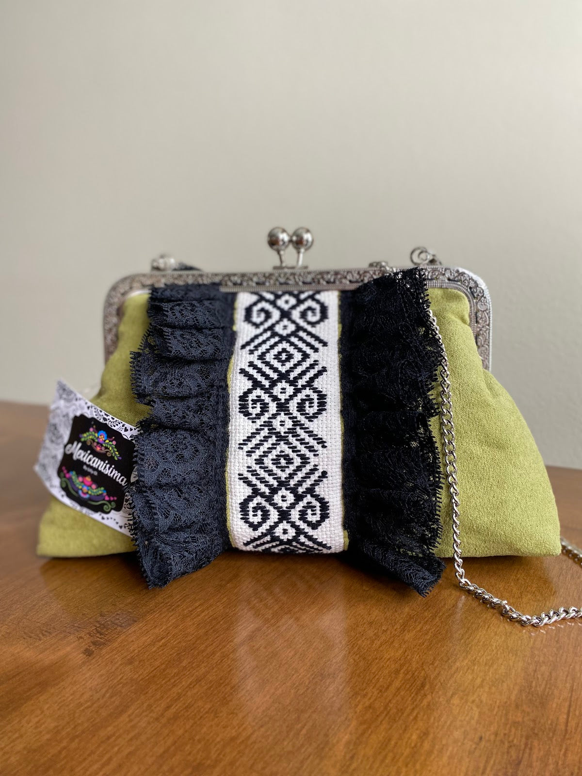 Hand-Embroidered Crossbody