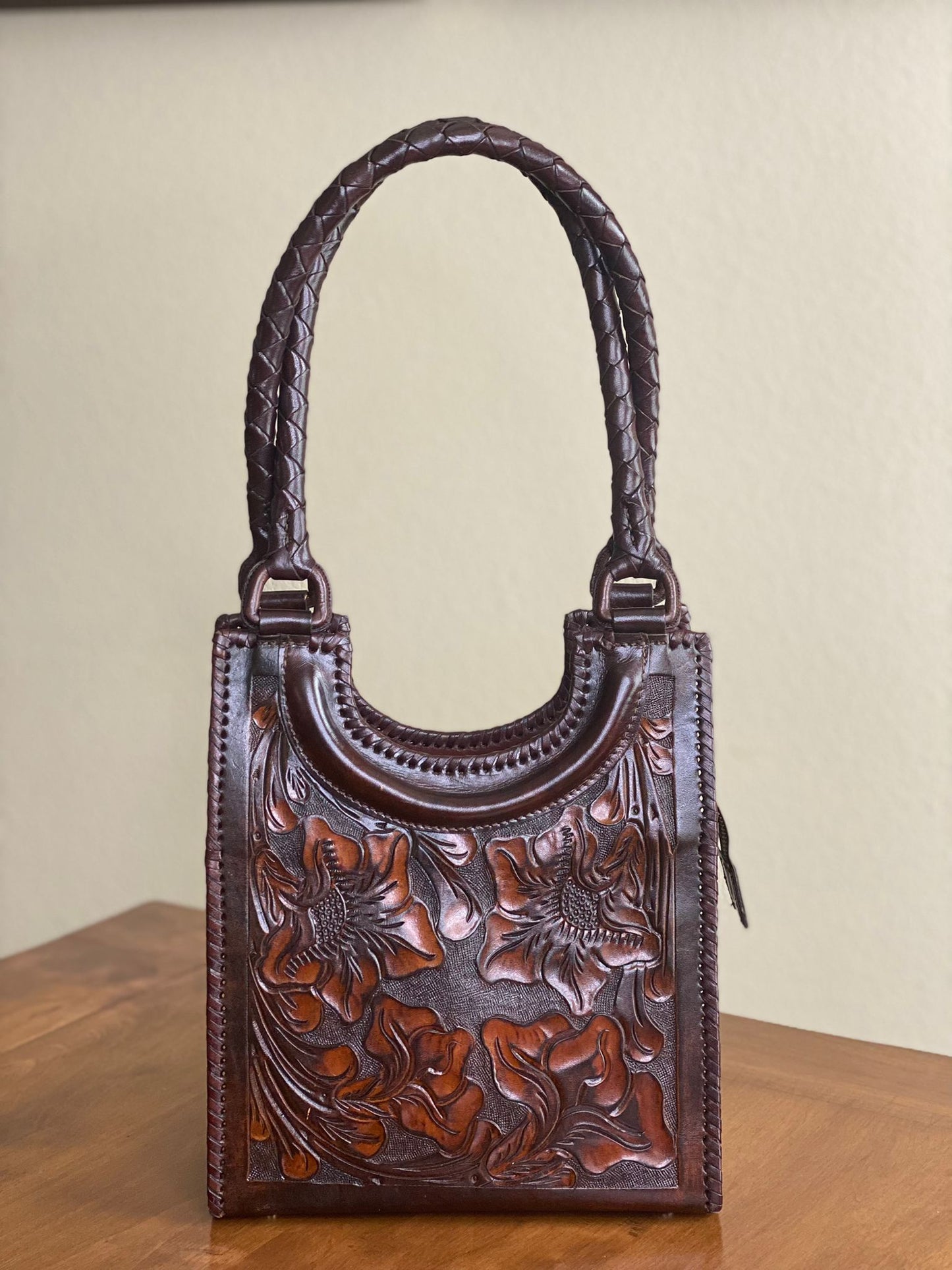 Brown Leather Handbag