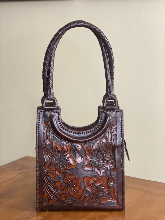 Brown Leather Handbag