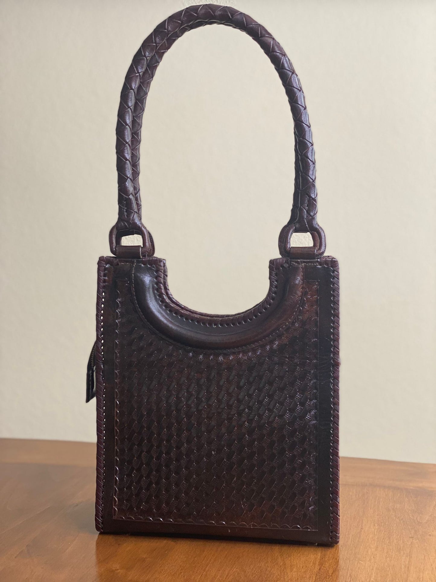 Brown Leather Handbag