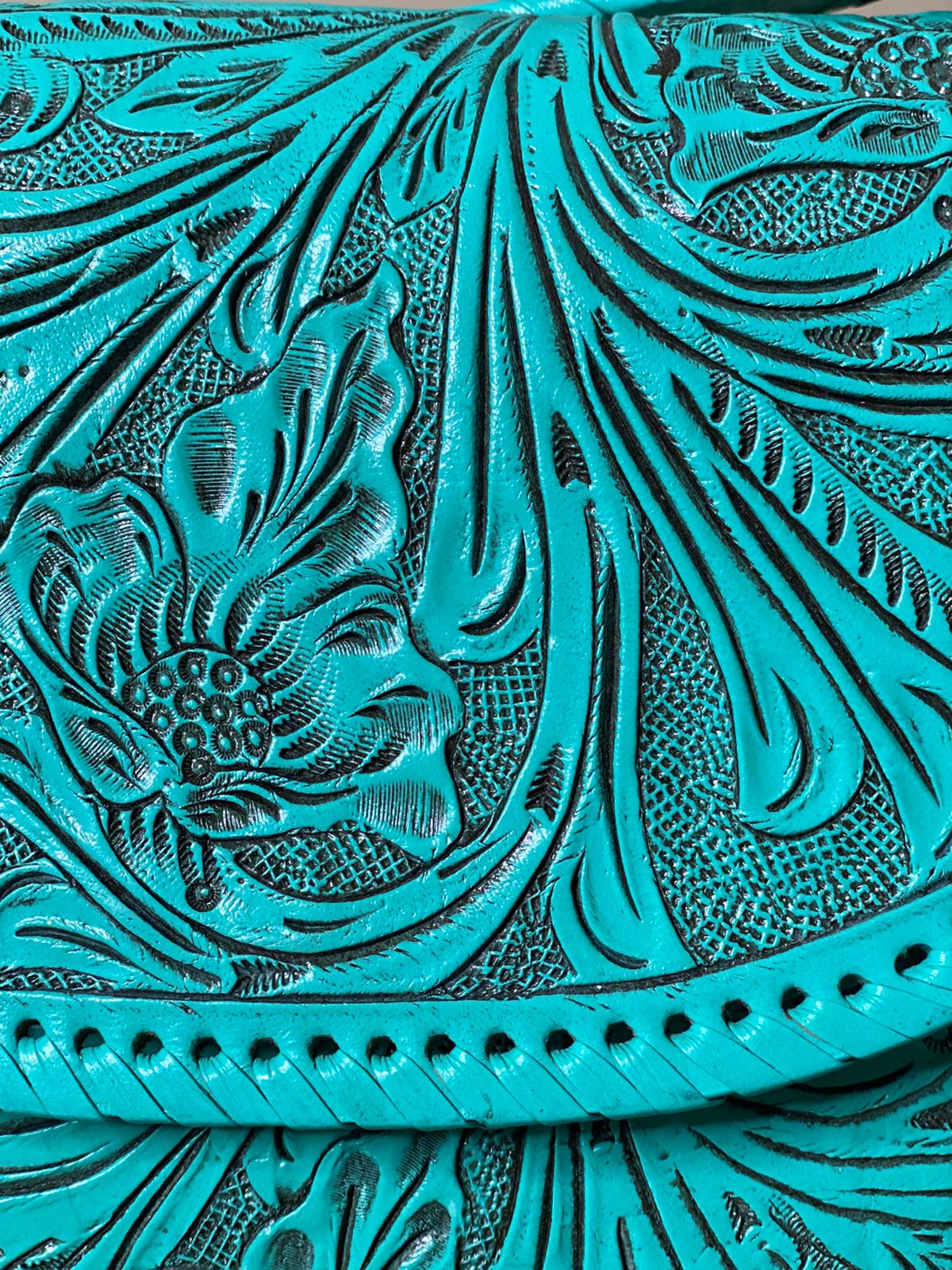 Hand-Chiseled Leather Purse