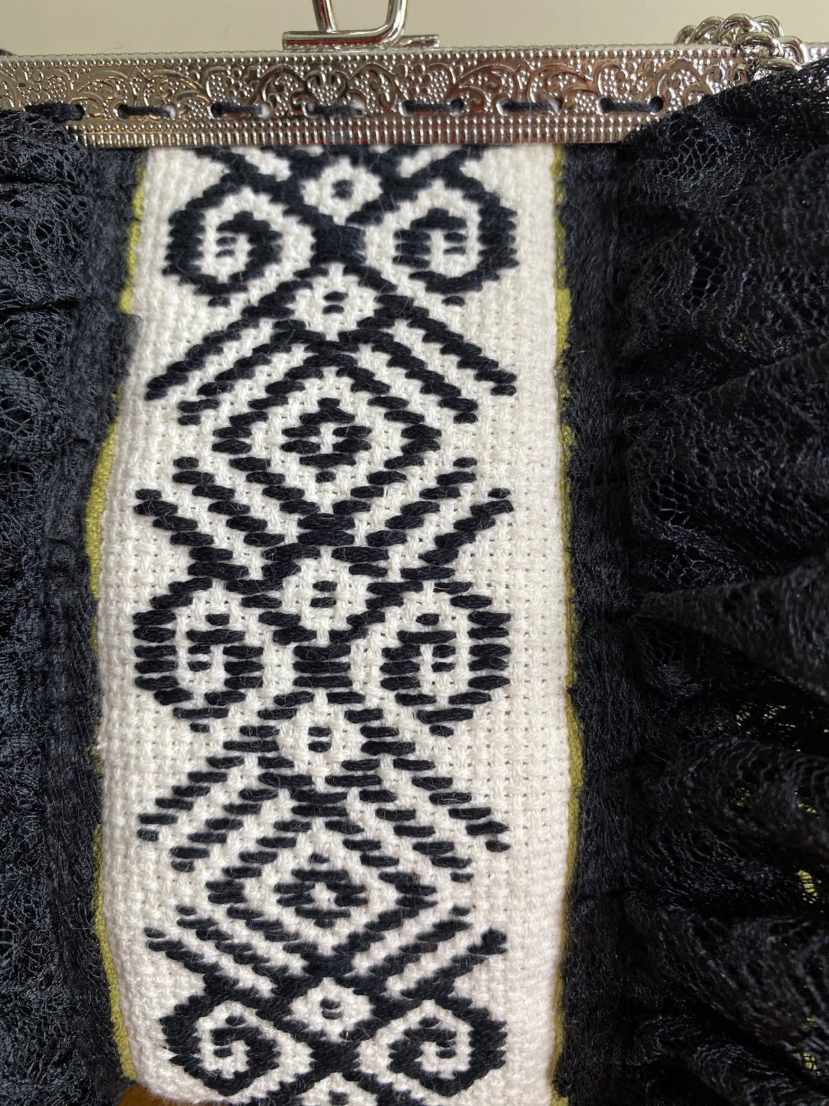 Hand-Embroidered Crossbody